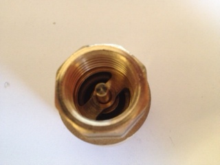 VALVOLA DI RITEGNO YATCH FEMMINA-FEMMINA 1/2" PER ALTE TEMPERATURE